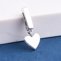 925 Silver Reflexions Floating Heart Clip Charm Only Fits Reflexions Bracelet - £11.99 GBP