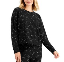 Jenni Womens Long Sleeve Waffle Pajama Top Only,1-Piece,Size XX-Large,Black - £47.48 GBP