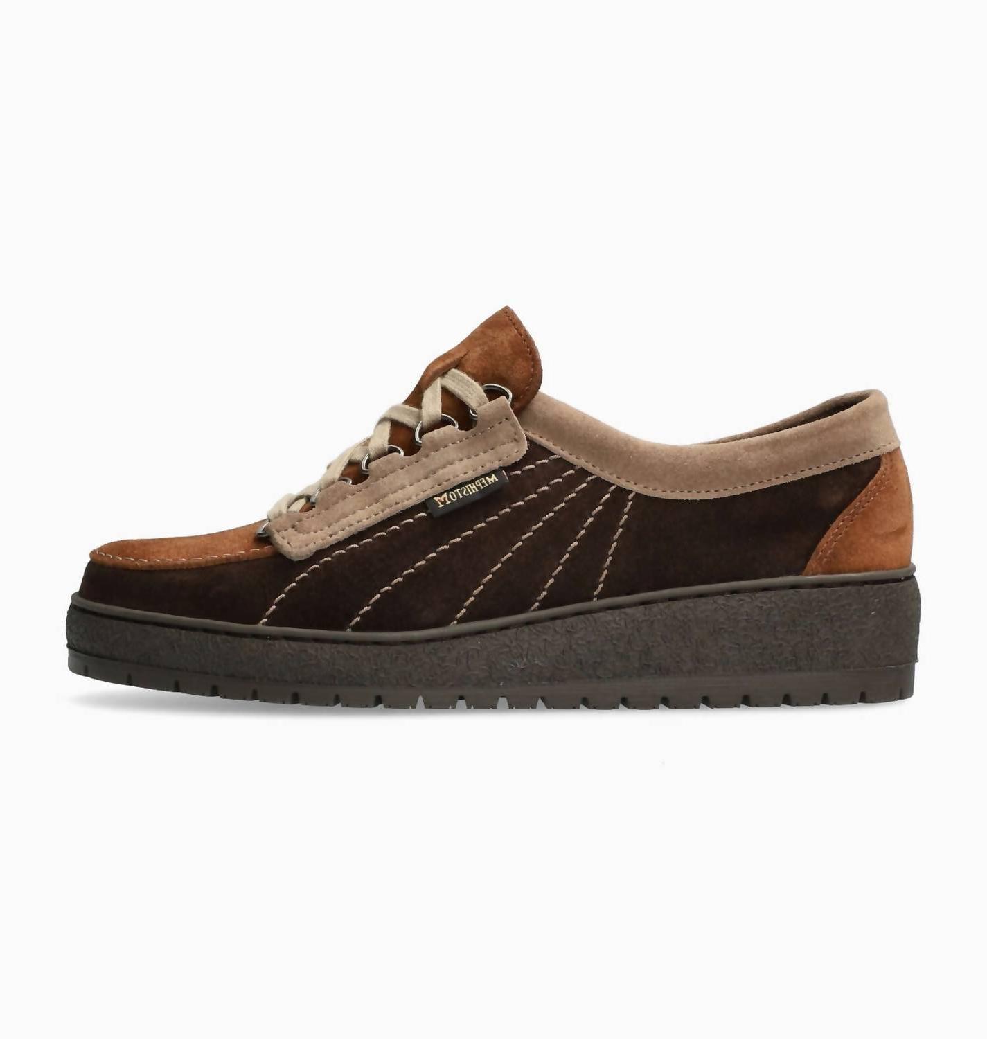 Mephisto Women&#39;s Lady Hand Stitched Oxford Shoes Dark Brown - $224.00