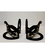 Horseshoes Spurs Bookends Two Cowboys Roping Sterling Silver Spurs 5&quot; X 5&quot; - $1,243.99 MXN