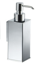 Chloe Chrome wall soap dispenser. Bathroom accessories. Modern bath - $84.14