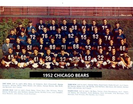 1952 CHICAGO BEARS 8X10 TEAM PHOTO FOOTBALL PICTURE NFL - $4.94
