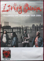 2004 Original Music Poster Living Colour Music Rock Band Collideoscope Tour USA - £62.76 GBP