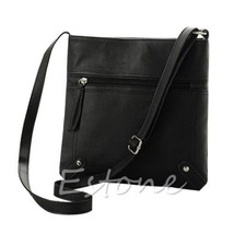 Thinkthendo womens faux leather satchel cross body shoulder messenger bag handbag gift thumb200