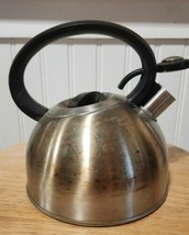 COPCO  4 Cup Tea Pot/ Kettle  Stainless Steel Whistling  Model 1007 - £11.78 GBP
