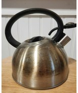 COPCO  4 Cup Tea Pot/ Kettle  Stainless Steel Whistling  Model 1007 - $14.75