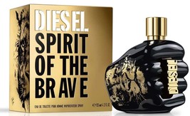 Diesel Spirit Of The Brave EDT Cologne for Men 4.2 oz New In Box free shipping - £25.94 GBP