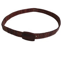 Wooden Belt Wearable Art Articulated Wood Boho Unisex One Size Length 40 inches - £21.97 GBP