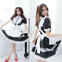 Japanese Maid Uniform Lolita Dress Halloween Cosplay Costume Sexy Outfit... - £19.80 GBP