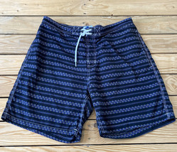 trunks men’s board shorts swim trunks size XL black Patterned - £9.86 GBP