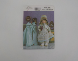 Vogue Craft Pattern #V7923 18&quot; Vogue Doll Collection Doll Clothes Uncut 2004 - £10.23 GBP