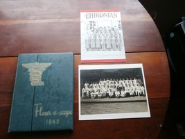 1945 FLEUR-O-SCOPE Medical College Year Book With 8 X 10 Photo And The Chironian - $24.65