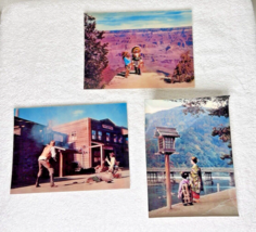 3 Vintage Postcards Flashers Made of Native American Cowboy Gunfight Asi... - $228.88 MXN