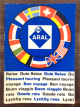 Vintage 1960s ARAL Gas &amp; Oil Europe Tourist Travel Automobile Guide Book - £11.47 GBP