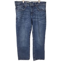 T.K. Axel Jeans 36X32 Mens Slim Bootcut High Rise Medium Wash Denim Bottoms - £22.49 GBP