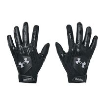 Under Armour UA Clean Up Baseball Batting Gloves Mens Extra Large XL Bla... - $21.99