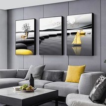 Sofa Background Wall Crystal Porcelain Painting Restaurant Entrance Pain... - €2,24 EUR+