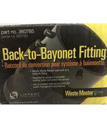 Lippert Components 360785 Waste Master Male Cam to Male Bayonet Fitting - $1,259.40 MXN