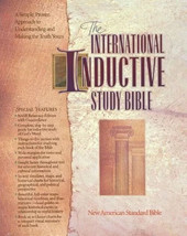 NASB International Inductive Study Bible Burgundy Bonded Leather, New - £95.45 GBP