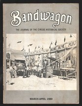 Bandwagon 3/1980-Journal of the Circus Historical Society-circus events, perf... - £30.46 GBP