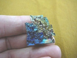 (R50-21) 26 g Bismuth blue gold rainbow crystal element Bi gemstone Mineral US - £21.66 GBP