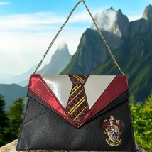 Harry Potter Danielle Nicole Crossbody Purse Gryffindor Black Red Glitte... - $23.25