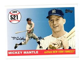 2008 Topps #MHR521 Mickey Mantle Mickey Mantle Home Run History - £3.86 GBP