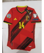 Dries Mertens Belgium Euro Qualifies Match Slim Red Home Soccer Jersey 2020-2021 - $1,681.37 MXN