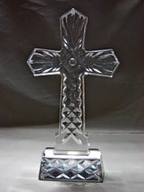 Waterford Standing Crystal 8 Inch Cross on Base - £75.17 GBP