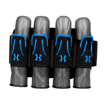 New HK Army Zero G Lite 4+3 Paintball Pod Harness / Pack - Black / Blue - £56.32 GBP