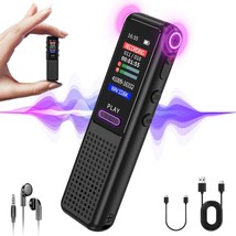 64Gb Voice Recorder - Upgraded Digital Voice Activated Recorder With Ai ... - $44.94