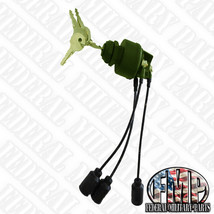 GREEN MILITARY HUMVEE M998 PLUG &amp;PLAY KEYED IGNITION STARTER SWITCH TRUC... - £31.41 GBP