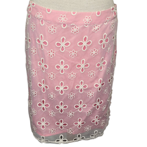 Pink Lace Pencil Skirt Size 8 - £19.55 GBP