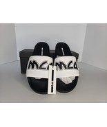 New MCQ by Alexander McQueen Logo Slide Sandal White - Size 45 - €95,25 EUR