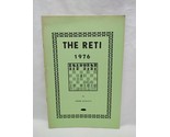 The Reti 1976 Norman Weinstein Chess Booklet - £31.06 GBP