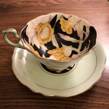 Paragon Fine Bone China Tea Cup Saucer By Appointment Only Queen Mary Daffodils - £119.29 GBP