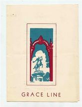 S S Santa Paula Breakfast Menu Grace Line Sept 17 1959 - $14.85