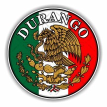 Durango Mexico Round  Precision Cut Decal - $3.95+