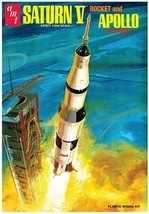 AMT Apollo Saturn-V Rocket 1/200 Scale Plastic Model Kit 1174/12 - £32.70 GBP