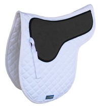 Horse English Saddle Pad Cotton Quilted Trail Contoured White 72137 - $718.32 MXN