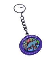 Indianapolis Indiana Keychain Drag Auto Racing Speedway Metal Quality So... - $11.29