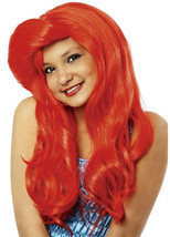 Child Red Mermaid Wig Little Princess Ariel Sea Nymph Maiden Poison Ivy ... - €11,74 EUR