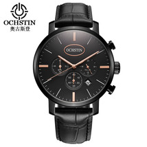  Men&#39;s Quartz Watch - Waterproof Chronograph Wristwatch LK732908124063 - £26.78 GBP