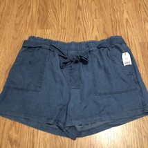 time and tru tencel shorts Medium Wash  elastic waist XXXL 22 pockets Hi... - $16.13