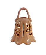 Candle Lantern Tea Light Votive Bell Shape Openwork Ceramic Bottom Loade... - £25.99 GBP