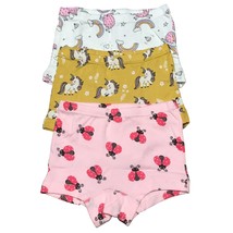 3 PK Toddler Little Girls Cotton Underwear Boxer Briefs Kids Panties Size 2T-7T - £8.69 GBP