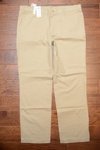 Lacoste HH7135 Mens Classic Fit Macaroon Beige Cotton Khakis Chino W40 L... - $54.98