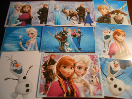 9 Disney Frozen Stickers Olaf Anna Elsa Favors Party Rewards Treat Bag Fillers - $11.99