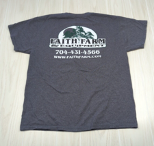 Faith Farm &amp; Equipment Salisbury NC dark gray T shirt M Medium men women - $9.79