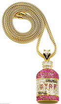 SYRP Necklace New Iced Out Pendant With 36 Inch Chain Hip Hop Style! - £34.28 GBP